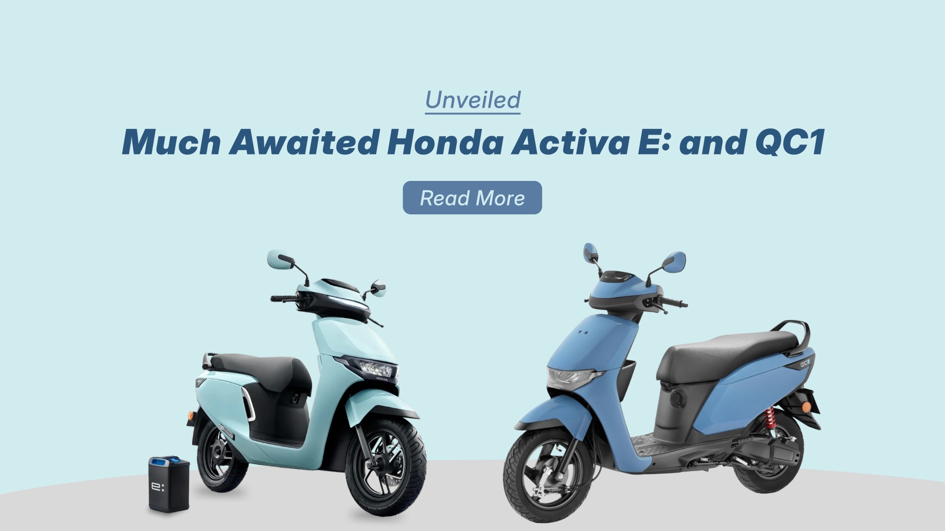 Honda Activa E Unveiled