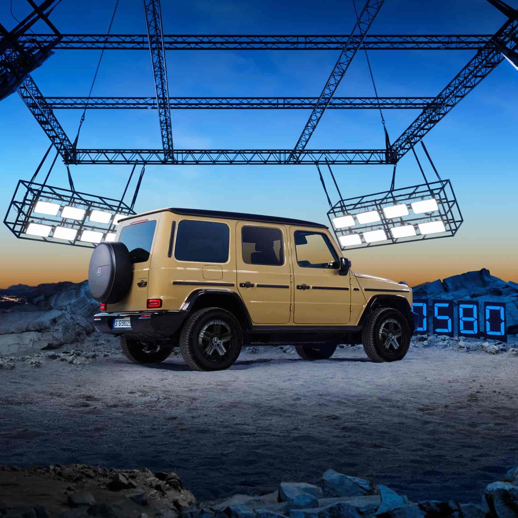 g wagon electric yellow