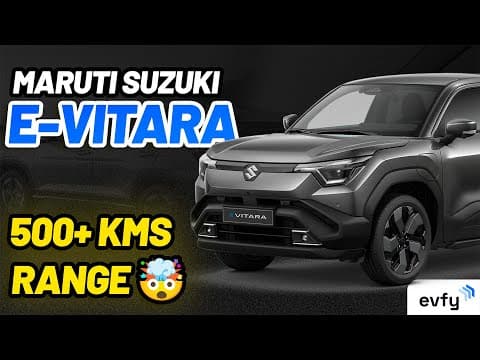 Maruti Suzuki e Vitara EV Revealed I Price, Range, Features I Bharat Mobility Global Expo 2025