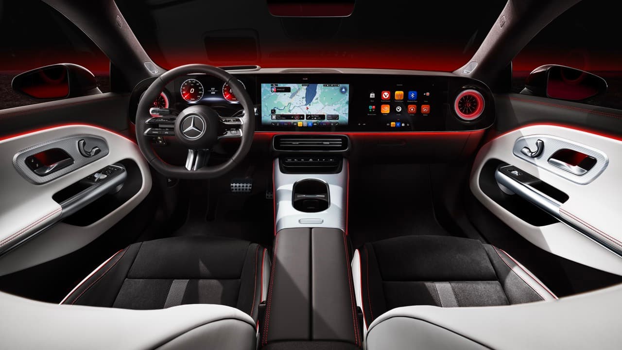 Mercedez Benz CLA EV Front Interiors