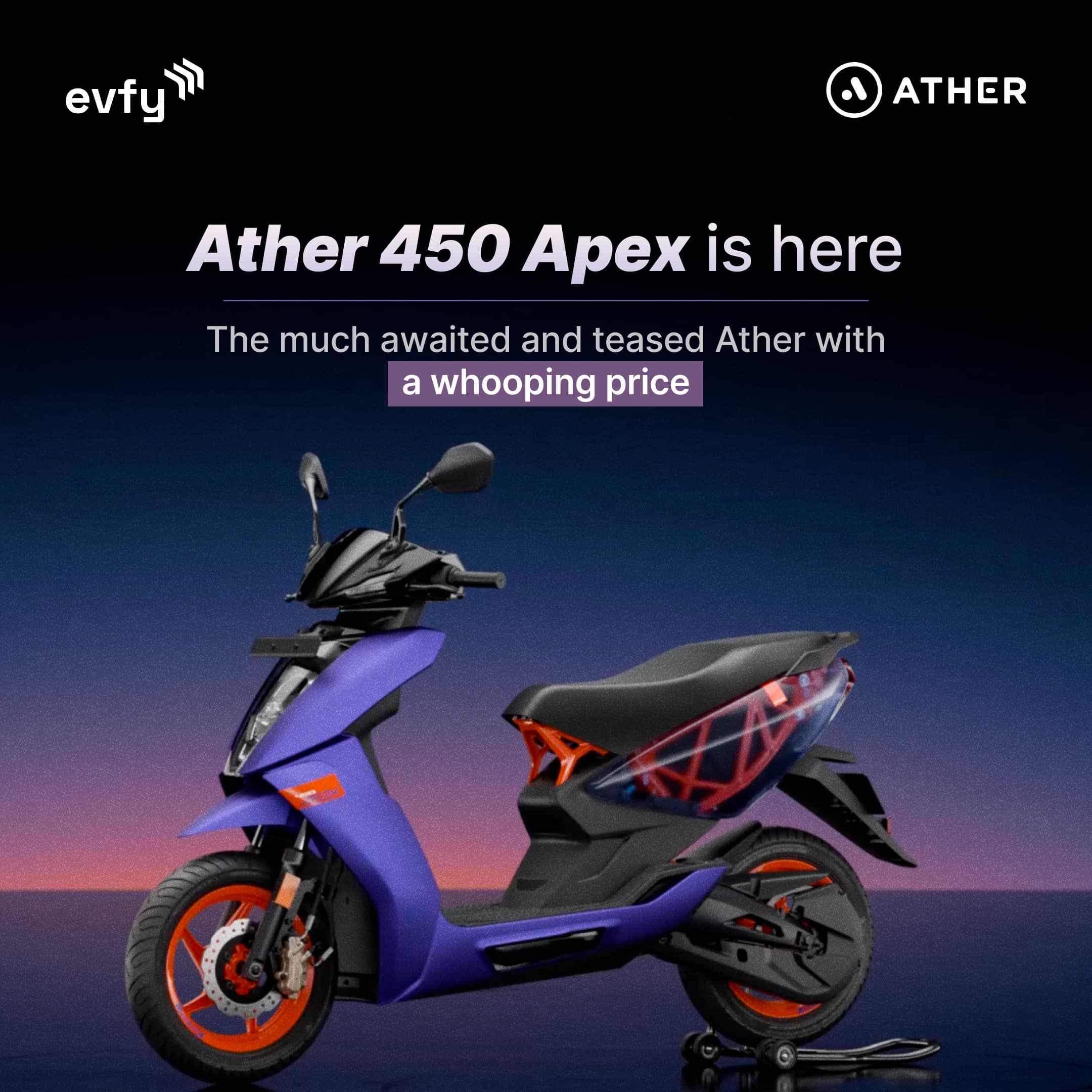 Ather 450 hot sale electric scooter