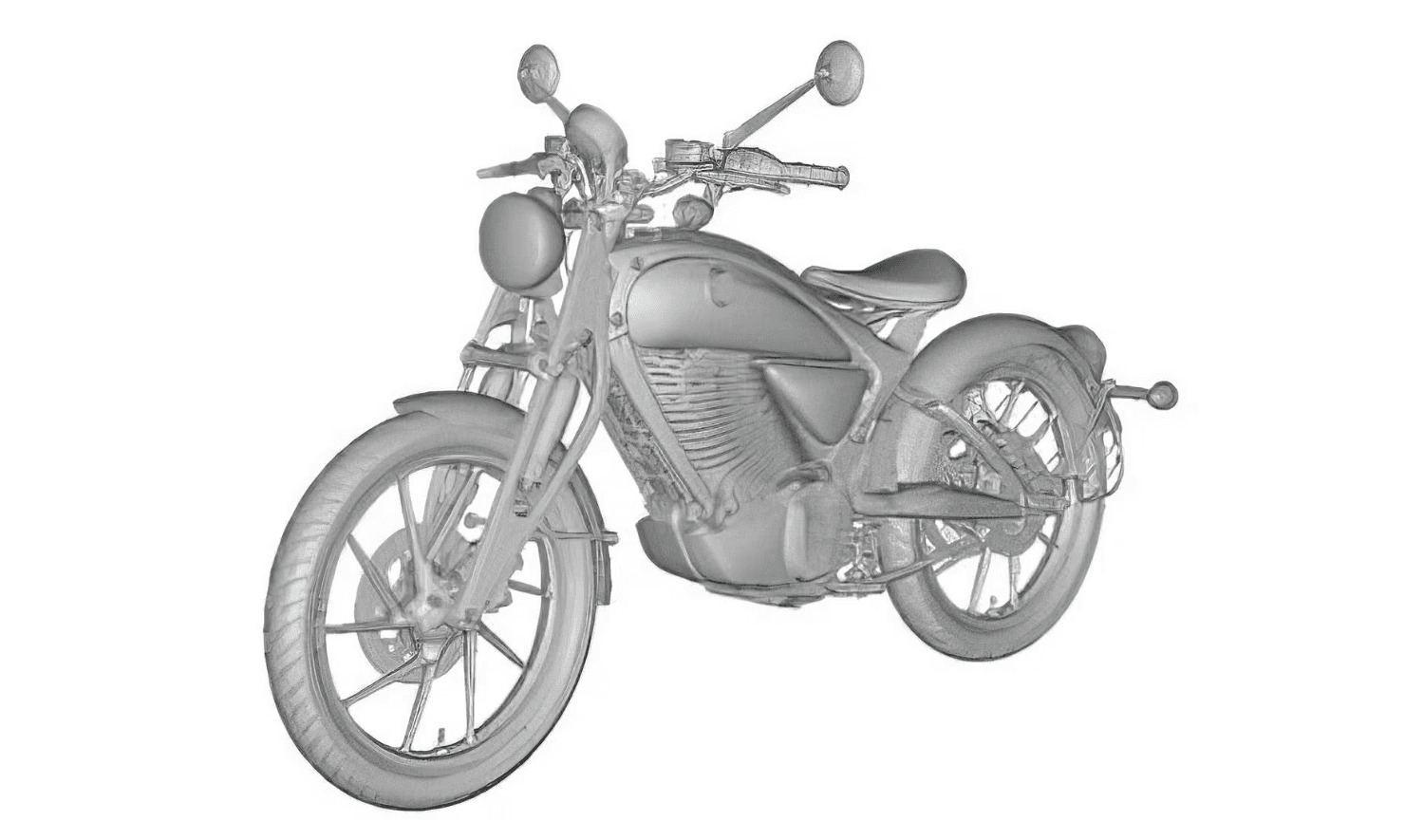 royal enfield ev sketch