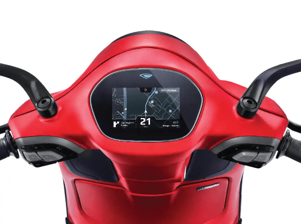 bajaj chetak 35 display