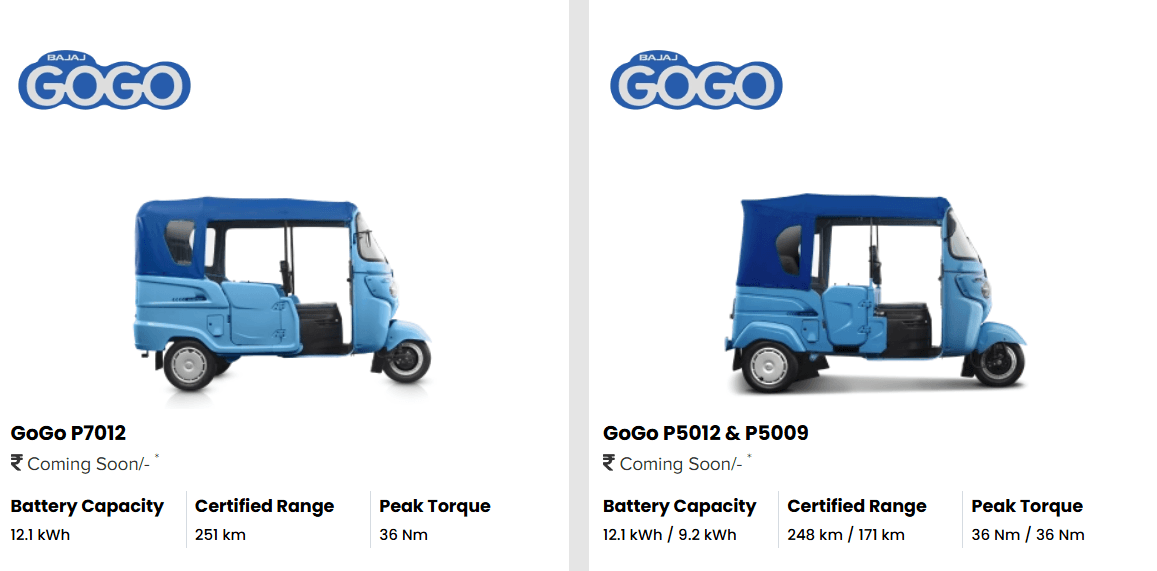 bajaj gogo