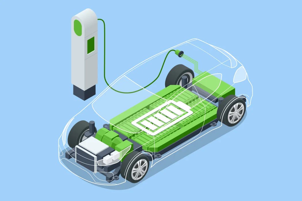 animated car charging