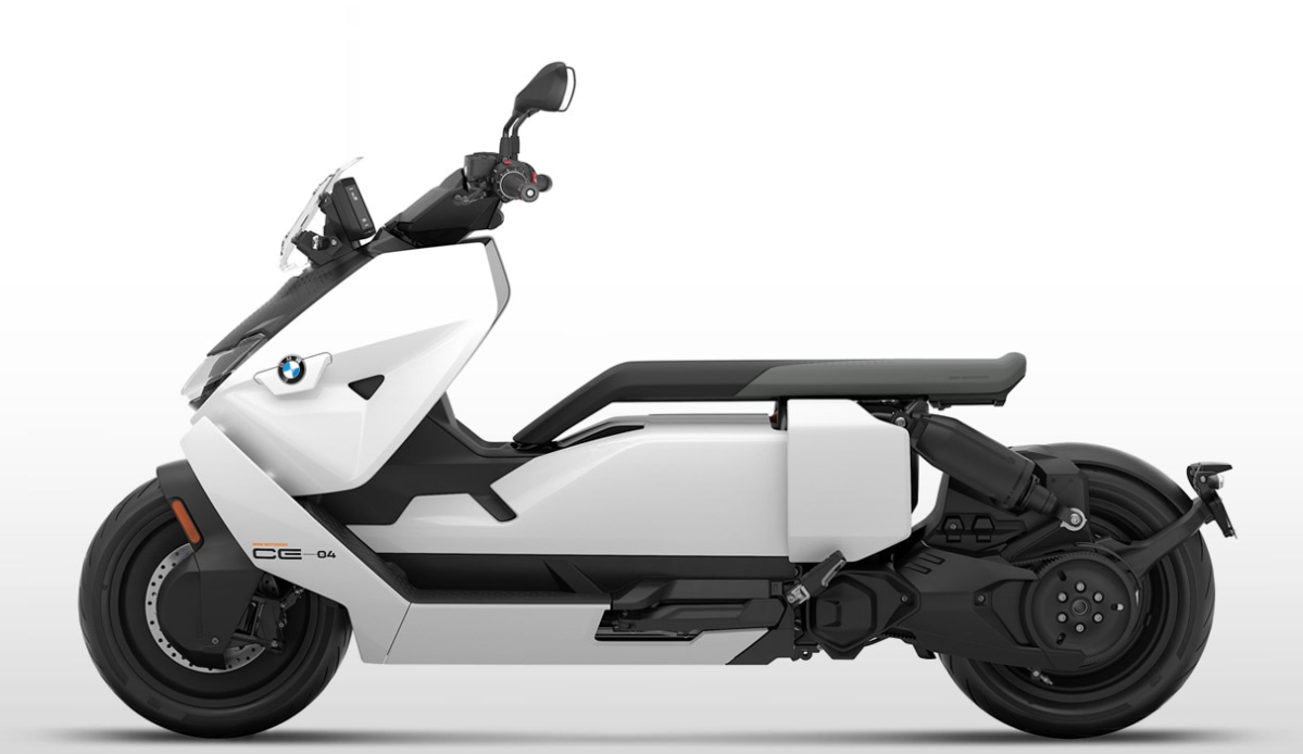 bmw scooter white