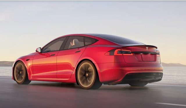 Tesla-Model-S-Ev-Rear View