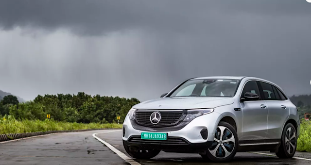 Mercedes-Benz-EQC-Ev-Left Front Three Quarter