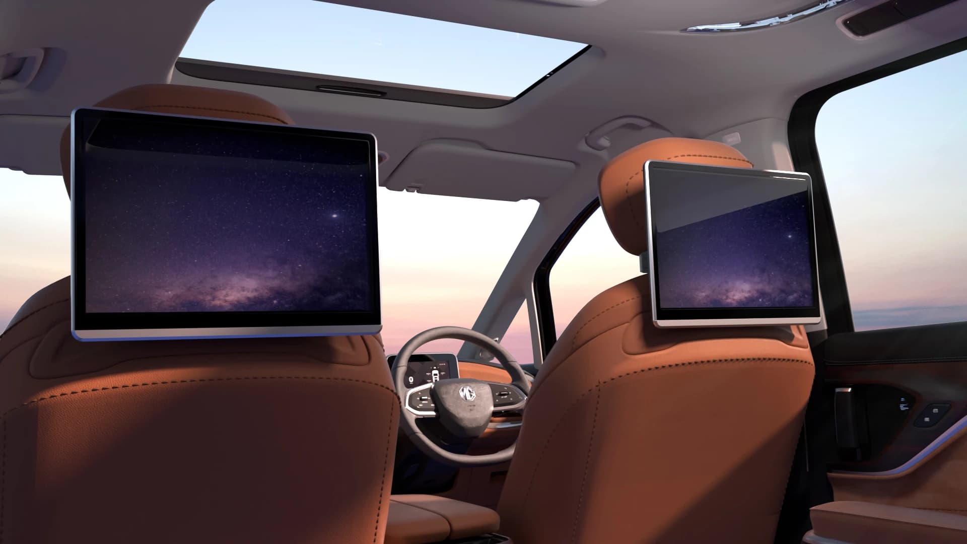 m9 rear entertainment screens