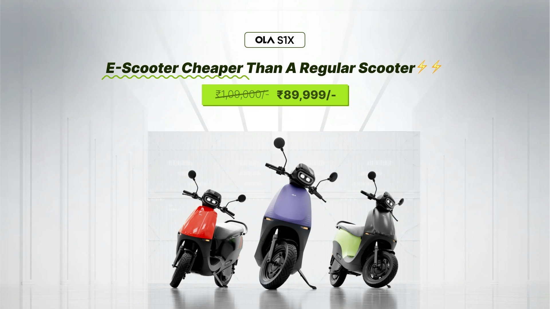 OLA S1X and OLA S1X+, E scooters cheaper than Honda Activa